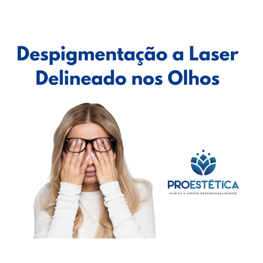 despigmentação delineado olhos